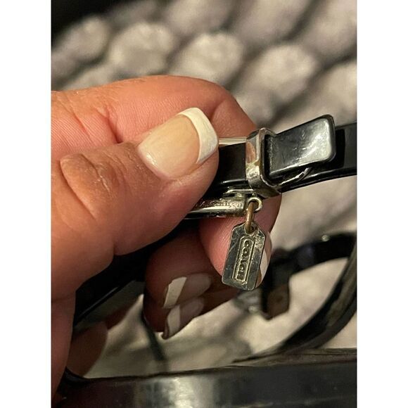 Sz 8 coach piccadilly black jelly sandals/shoes - Picture 7 of 7